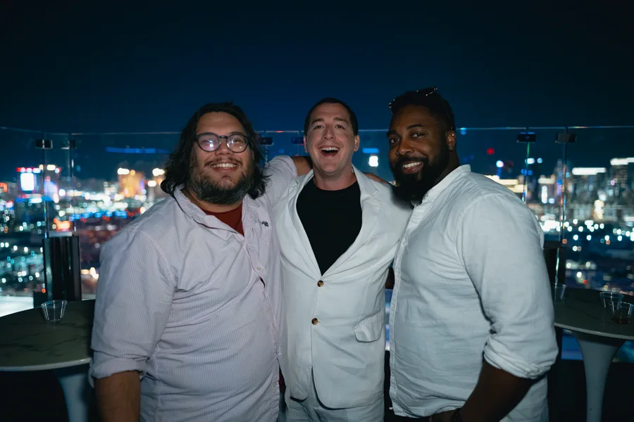 Guests at Ghostbar Las Vegas rooftop