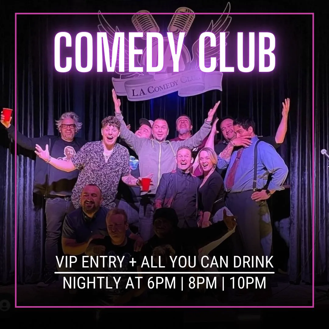 Stand-up comedy show at The STRAT Las Vegas, crowd laughing