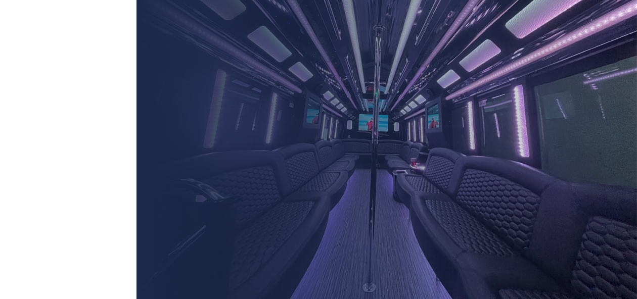 Inside a GXP Tours fully stocked Las Vegas party bus