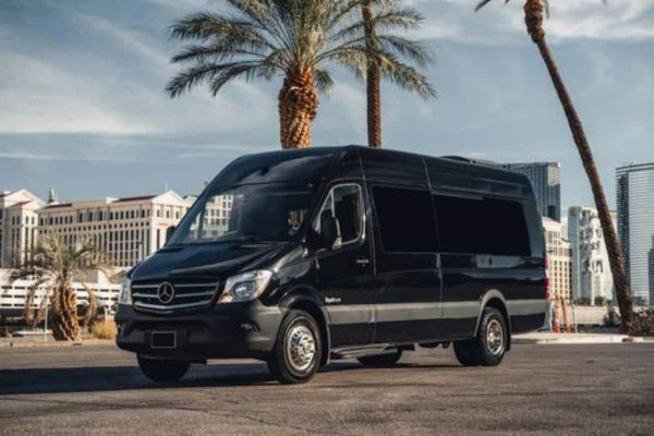 12 pax Sprinter Limo Exterior