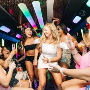Las Vegas Bachelorette Party Bus Nightclub on Wheels