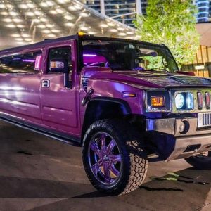 Pink-Stretch-Hummer-Limo-Exterior