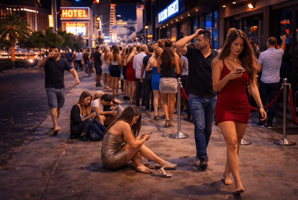 Long Las Vegas lines during peak season