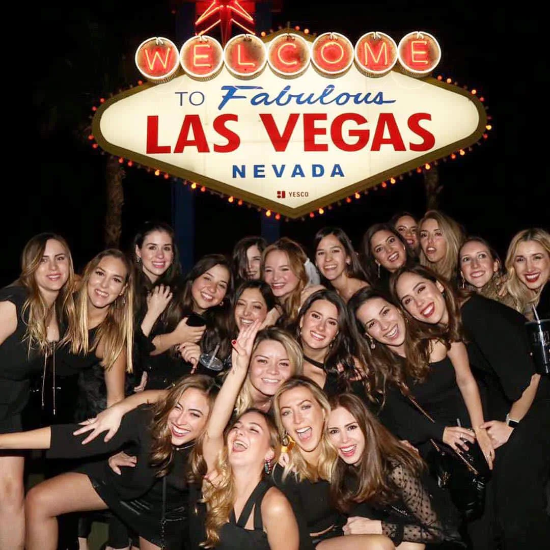 Girls trip Las Vegas bachelorette party