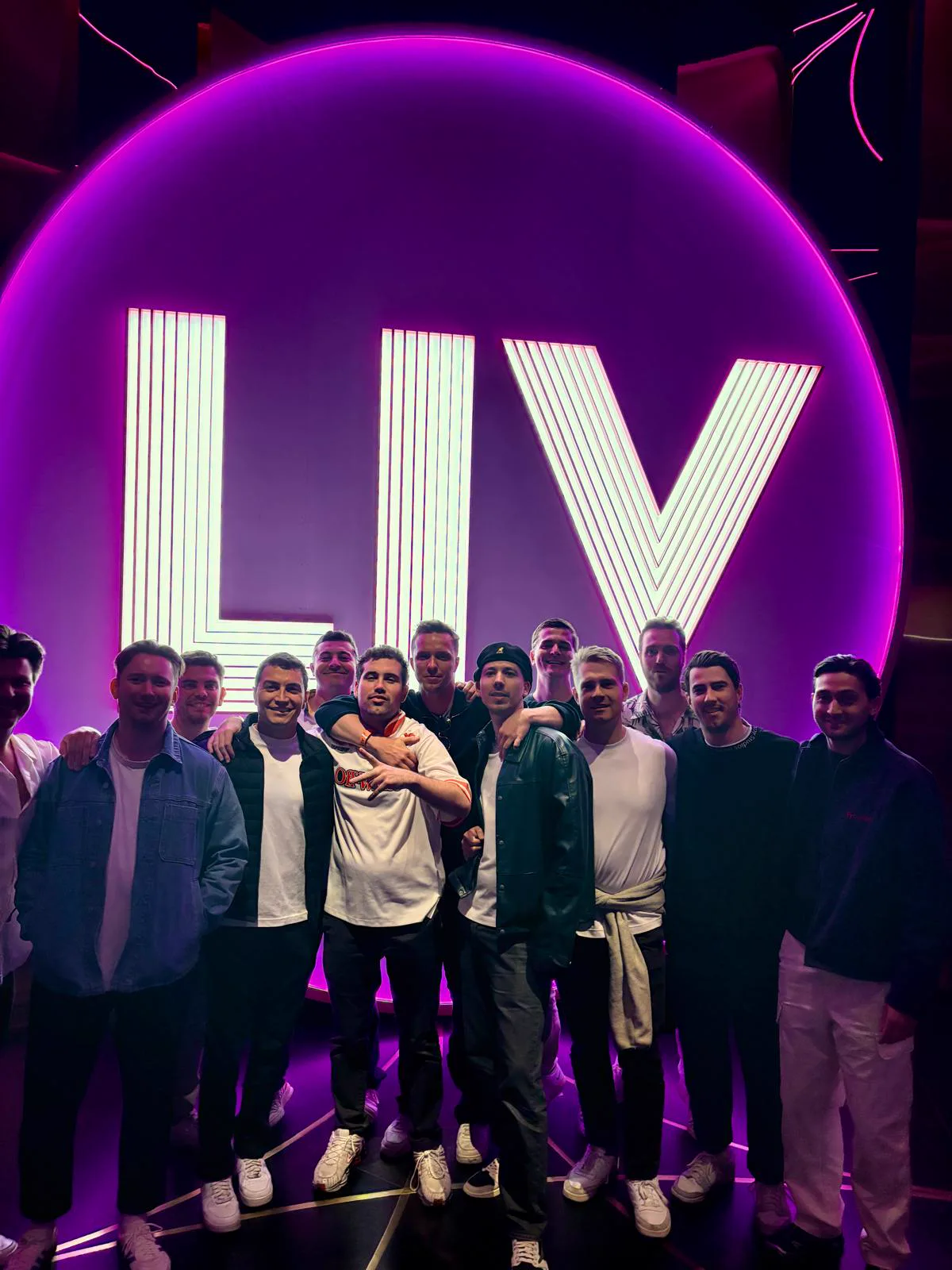 Bachelor party at LIV Nightclub Las Vegas