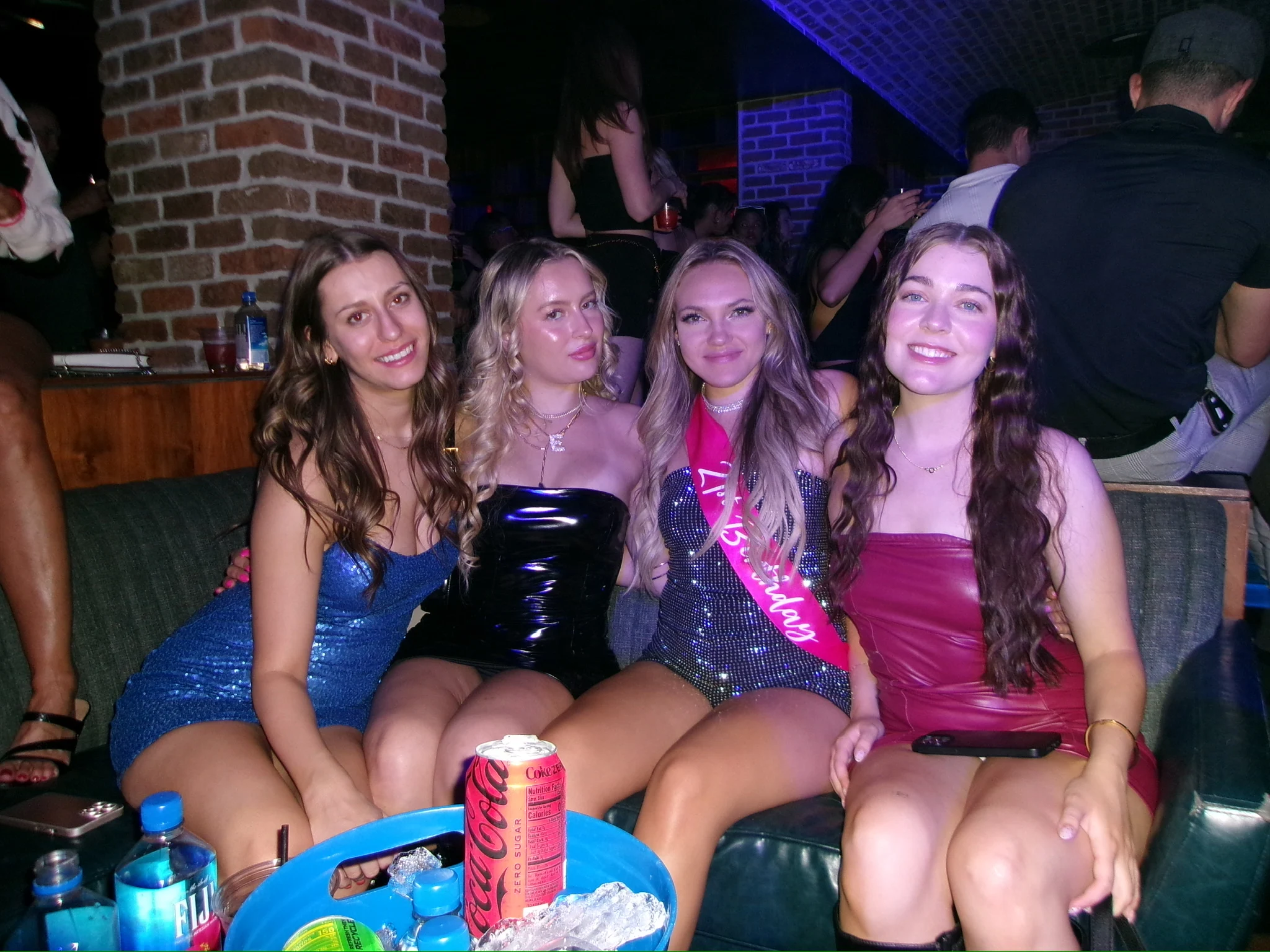 21st birthday celebration at On The Record Las Vegas VIP bottle service