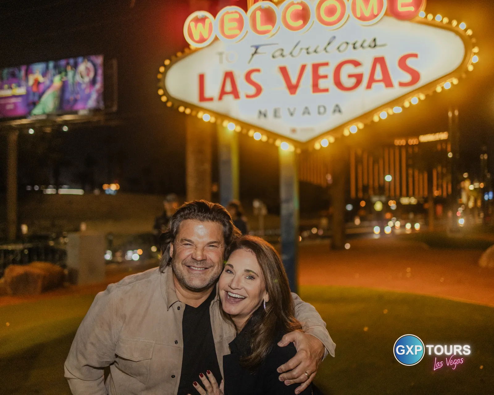 GXP Tours guests on a Nightclub on Wheels night out in Las Vegas