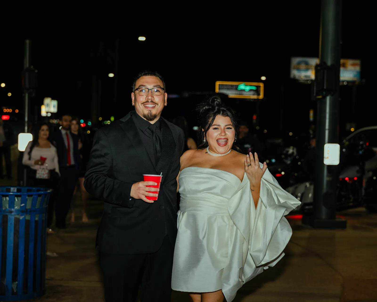 GXP Tours guests on a Nightclub on Wheels night out in Las Vegas