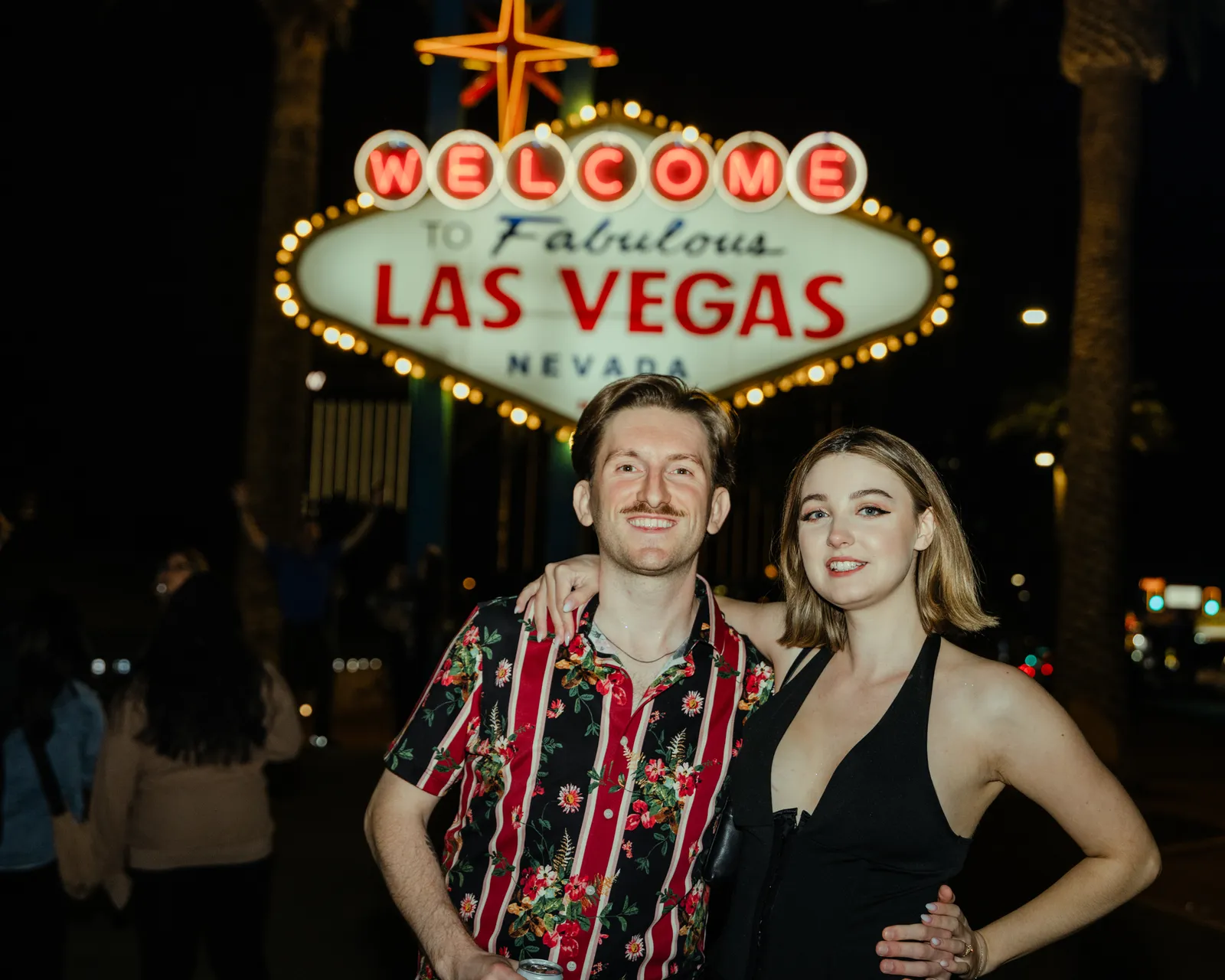 GXP Tours guests on a Nightclub on Wheels night out in Las Vegas