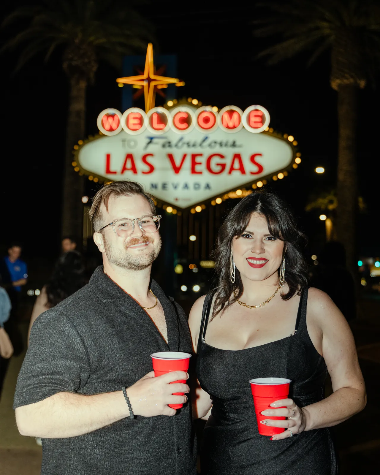 GXP Tours guests on a Nightclub on Wheels night out in Las Vegas
