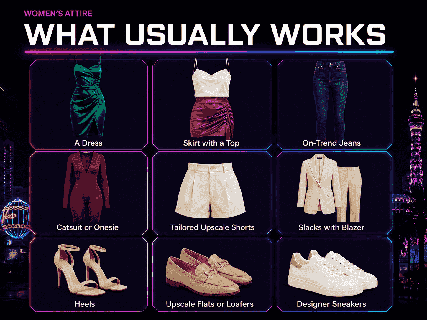 vegas club dress codes What Should I Wear To A Las Vegas Nightclub?